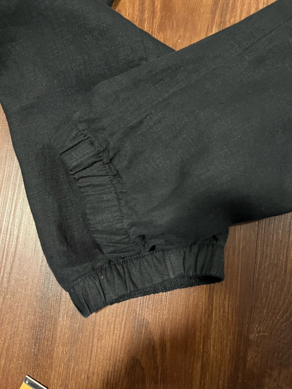 NWT Athleta Cabo Linen Jogger, Black, Size 2 - Picture 8 of 12
